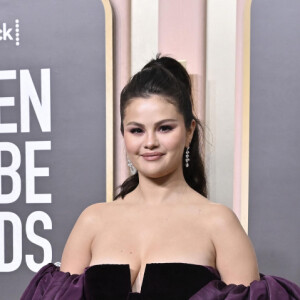 Selena Gomez au photocall de la 80e cérémonie des Golden Globes, au "Beverly Hilton" à Los Angeles, le 10 janvier 2023.