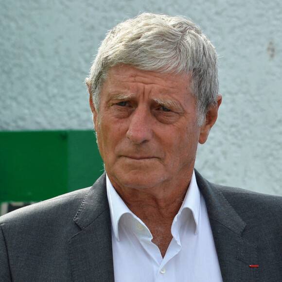 Jean-Michel Larqué (vert 76 - ancien joueur ASSE) lors de l'inauguration du centre sportif Robert Herbin à Saint-Etienne, France, le 13 septembre 2021. © Frédéric Chambert/Panoramic/Bestimage