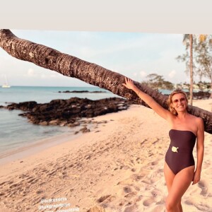 Alexandra Lamy en vacances.