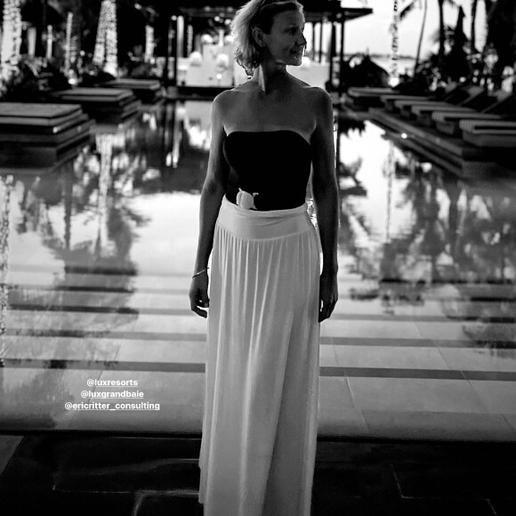 Alexandra Lamy en vacances.