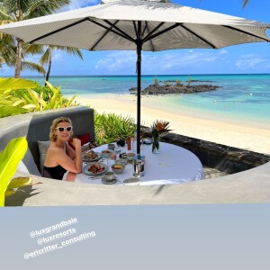 Alexandra Lamy en vacances.