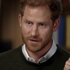 Images de l'émission "60 Minutes" avec le prince Harry. © JLPPA/Bestimage 