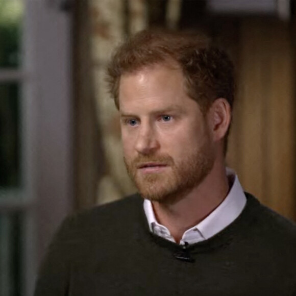 Images de l'émission "60 Minutes" avec le prince Harry. © JLPPA/Bestimage 