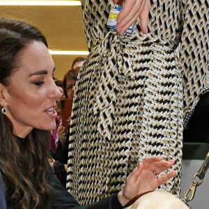 Le prince William, prince de Galles, et Catherine (Kate) Middleton, princesse de Galles, inaugurent officiellement le nouveau Centre hospitalier Royal Liverpool University Hospital à Liverpool, Royaume Uni, le 12 janvier 2023. 