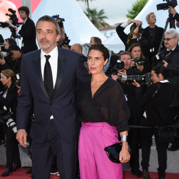 Alessandra Sublet et son mari Clément Miserez - Montée des marches du film " Le Grand Bain " lors du 71ème Festival International du Film de Cannes. © Giancarlo Gorassini / Bestimage