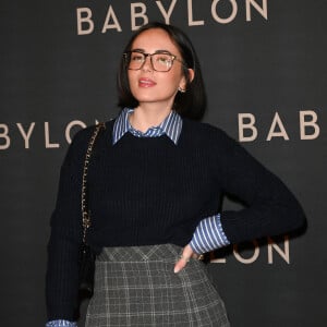 Agathe Auproux à la première du film "Babylon" au cinéma Le Grand Rex à Paris, France, le 14 janvier 2023. © Coadic Guirec/Bestimage