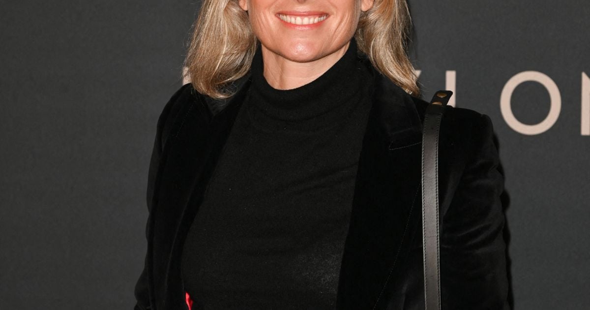 Anne-Sophie Lapix à la première du film Babylon au cinéma Le Grand Rex