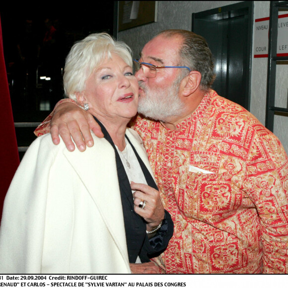 Line Renaud et Carlos - Spectacle de Sylvie Vartan au Palais des Congrès