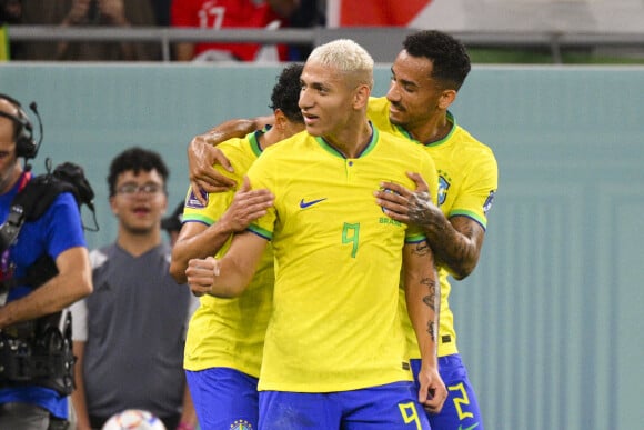 Richarlison - Match "Brésil - Corée (4-1)" lors de la Coupe du Monde 2022 au Qatar, le 5 décembre 2022.