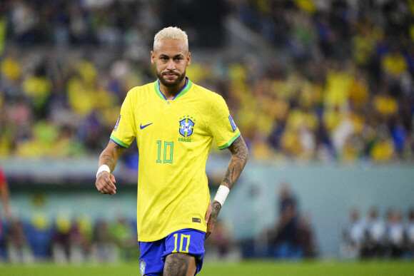 Neymar (BRA) - Match "Brésil - Corée (4-1)" lors de la Coupe du Monde 2022 au Qatar, le 5 décembre 2022.