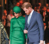 Le prince Harry, duc de Sussex, et Meghan Markle, duchesse de Sussex - La famille royale d'Angleterre à la sortie de la cérémonie du Commonwealth en l'abbaye de Westminster à Londres, le 9 mars 2020. 