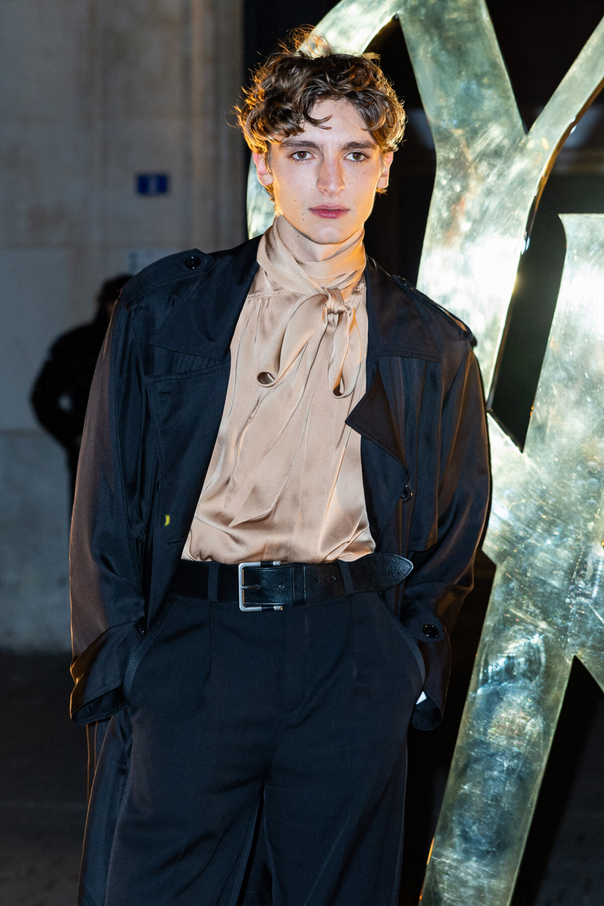 Photo : Vassili Schneider - Défilé Saint Laurent Homme Automne-Hiver
