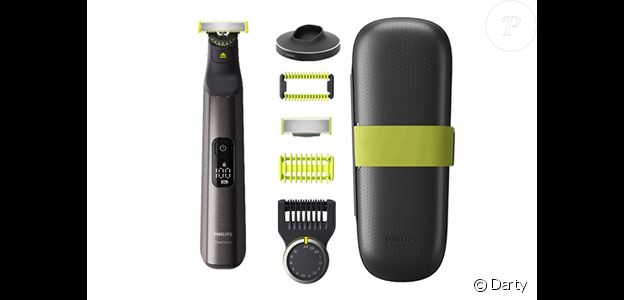 Les poils de votre barbe et votre corps seront maîtrisés avec cette tondeuse pour homme Philips One Blade Pro 360 visage+corps