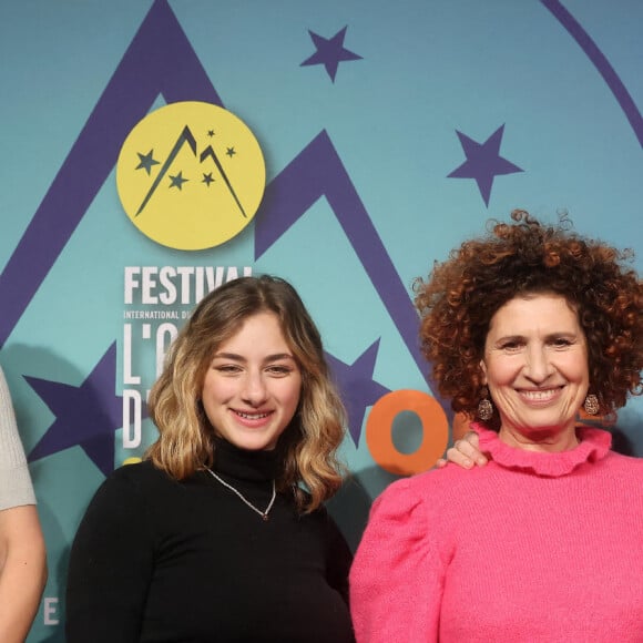 Valérie Bonneton, Louise Malek, Guilaine Londez, Camille Chamoux - 26e édition du Festival international du film de comédie de l'Alpe d'Huez, le 18 janvier 2023. © Dominique Jacovides / Bestimage