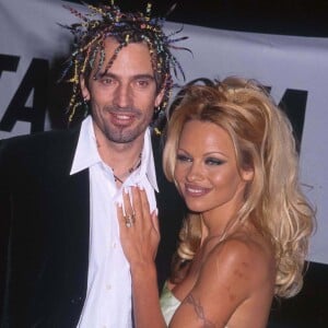 Pamela Anderson et Tommy Lee au Gala de la PETA, à Los Angeles le 20 septembre 1999.