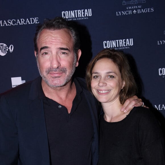 Exclusif - Jean Dujardin et sa femme Nathalie Péchalat - After party du film Mascarade au club privé NO.PI à Paris. © Rachid Bellak / Bestimage