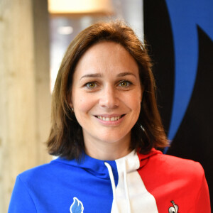 Nathalie Péchalat - Diffusion de la cérémonie d'ouverture des jeux olympiques de Pékin 2022. © Veeren / Bestimage