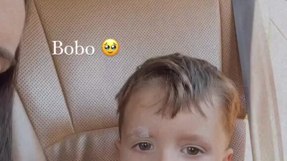 Nabilla parle de la blessure de son fils sur Instagram.