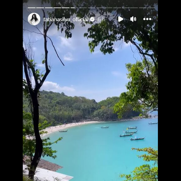 Tatiana Silva en vacances en Asie