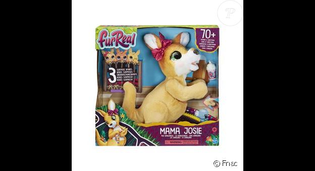 Découvrez toute une famille de kangourous avec cette peluche interactive Furreal Friends mama josie le kangourou