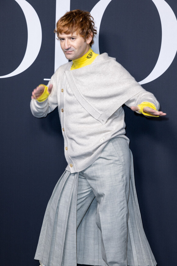 Nicolas Maury - Photocall du défilé Dior lors de la Fashion Week Homme automne-hiver 2023/24 de Paris, France, le 20 janvier 2023. © Olivier Borde/Bestimage 