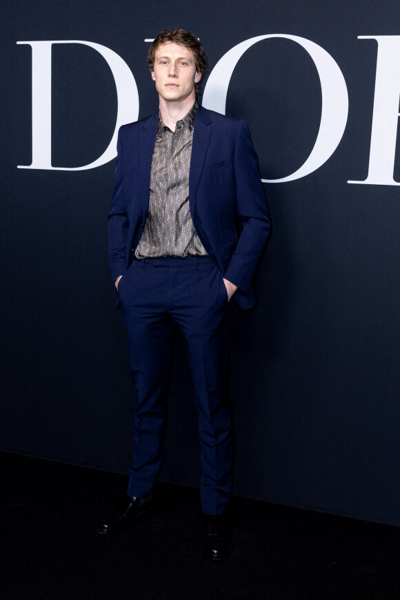George MacKay - Photocall du défilé Dior lors de la Fashion Week Homme automne-hiver 2023/24 de Paris, France, le 20 janvier 2023. © Olivier Borde/Bestimage 