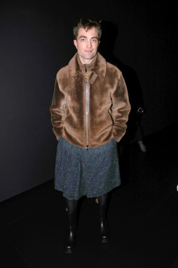 Robert Pattinson - Front Row du défilé Dior lors de la Fashion Week Homme automne-hiver 2023/24 de Paris, France, le 20 janvier 2023. © Bertrand Rindoff Petroff/Bestimage 