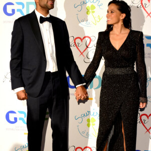 Exclusif - Tony Parker (président du festival Lyon gagne avec ses femmes) et sa femme Axelle Francine - Soirée "Par Coeur Gala" à l'Abbaye de Collonges à Lyon, France, le 14 septembre 2018. © Romain Doucelin/Bestimage 