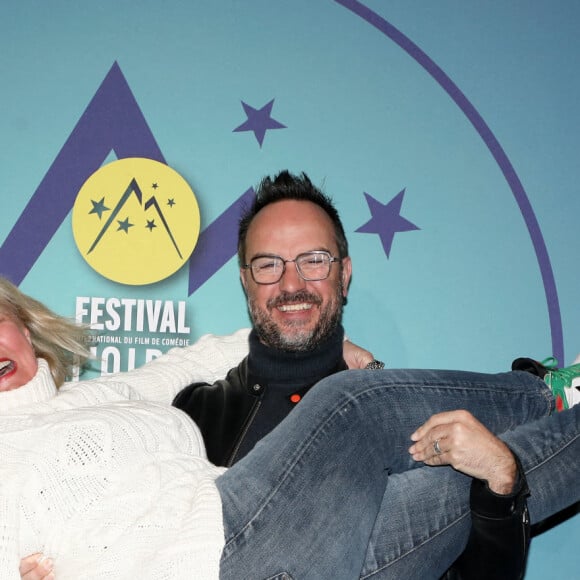 Valérie Damidot, Jarry - Cérémonie de clôture du 26e Festival de l'Alpe d'Huez, le 21 janvier 2023. © Dominique Jacovides/Bestimage