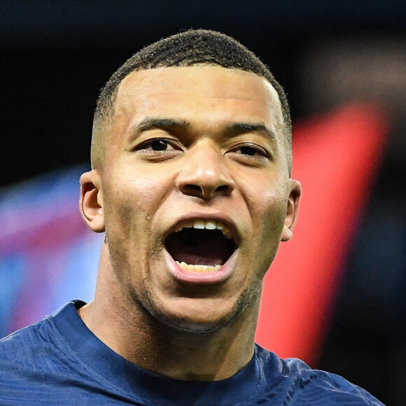 Kylian Mbappé - Match de Ligue 1 Uber Eats "PSG - Strasbourg (2-1)" au Parc Des Princes, le 28 décembre 2022. © Matthieu Mirville/Zuma Press/Bestimage