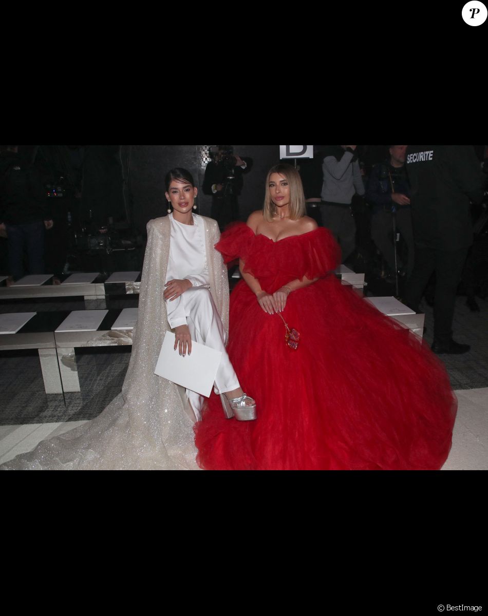 Vanessa Borelli et Mariella Sarto - Défilé de Mode Giambattista Valli, collection Haute Couture printemps-été 2023, dans le cadre de la Fashion Week de Paris. Le 23 janvier 2023. © Bertrand Rindoff / Bestimage