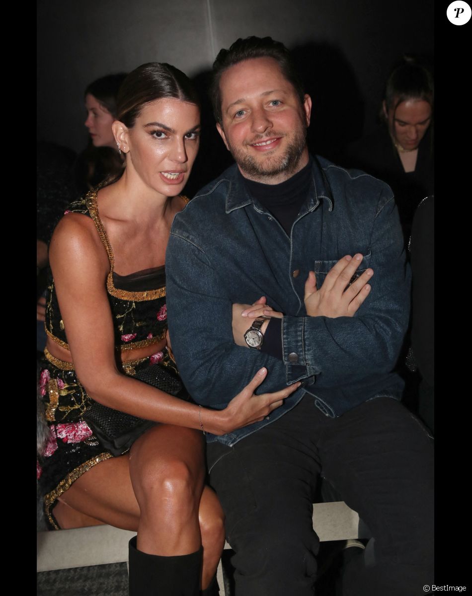 Bianca Brandolini d'Adda et Derek Blasberg - Défilé de Mode Giambattista Valli, collection Haute Couture printemps-été 2023, dans le cadre de la Fashion Week de Paris. Le 23 janvier 2023. © Bertrand Rindoff / Bestimage
