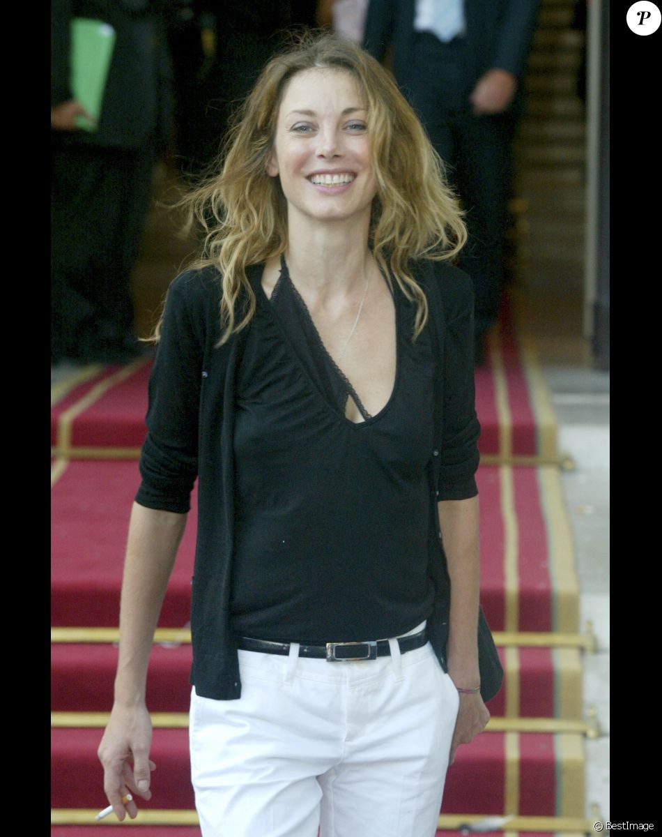 Mallaury Nataf, lors du mariage d'Henri Leconte et Florentine à la mairie de Levallois-Perret le 9 septembre 2005.