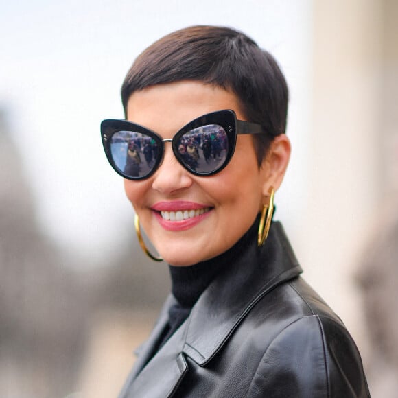 Exclusif - Cristina Cordula - Défilé de mode Haute-Couture Stéphane Rolland au Théâtre National de Chaillot, lors de la Fashion Week printemps-été de Paris, le 24 janvier 2023. © Pierre Perusseau/Bestimage