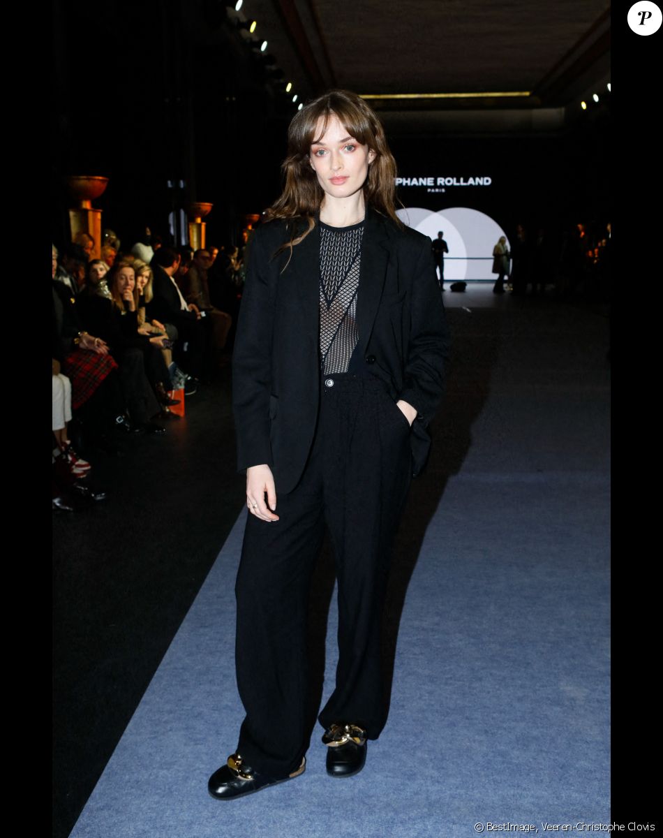 Anaëlle Duguet - Défilé de mode Haute-Couture Stéphane Rolland au Théâtre National de Chaillot, lors de la Fashion Week printemps-été de Paris, le 24 janvier 2023. © Veeren-Christophe Clovis / Bestimage