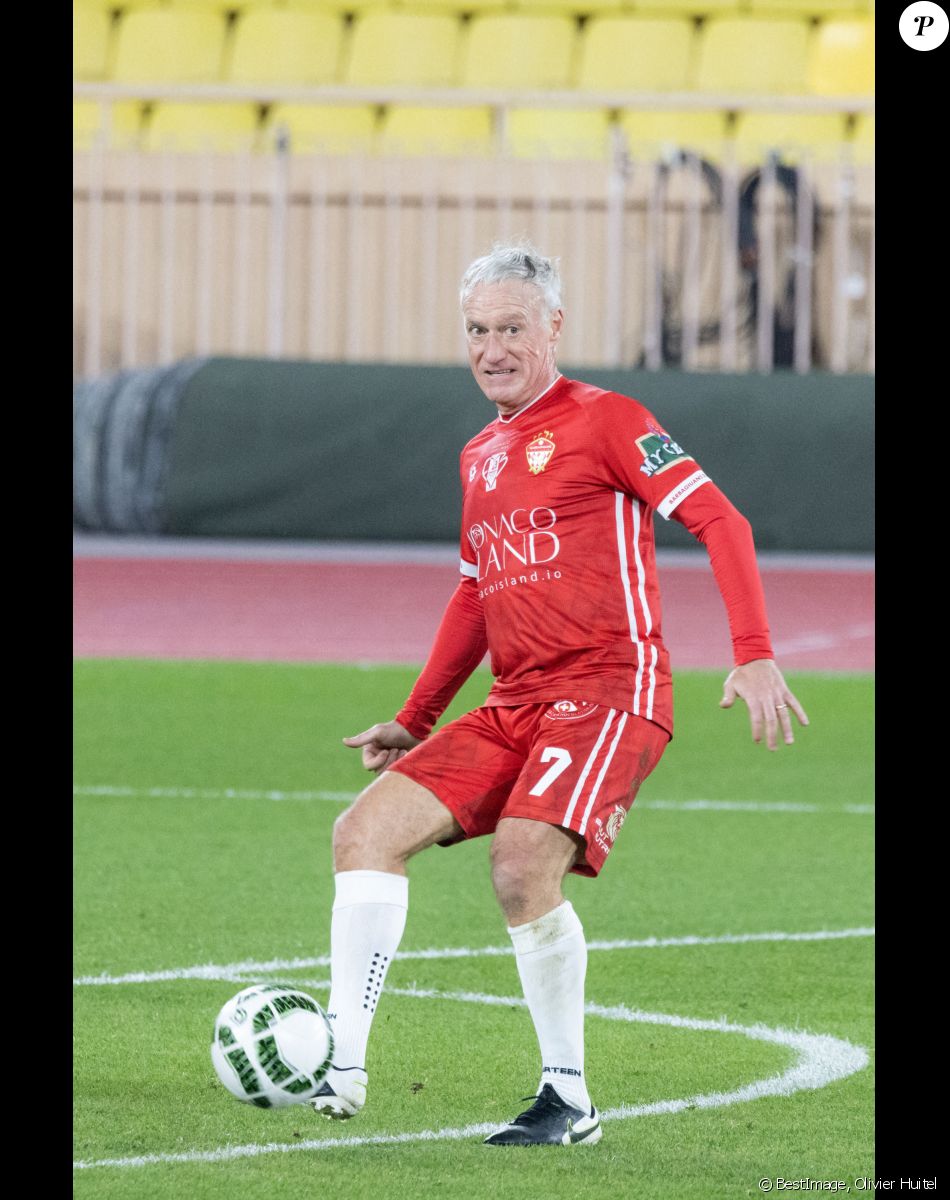Didier Deschamps - Match de football caritatif lors de la 3ème édition de la Fight Aids Cup à l'occasion du 45ème festival international du cirque de Monte-Carlo au stade Louis II à Monaco le 23 janvier 2023. L'équipe du Prince Albert, les "Barbagiuans" a gagné le match sur le score de 3-2. © Olivier Huitel/Pool/Monaco