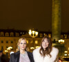 Diane Kruger et Carla Bruni - Arrivées au dîner Gucci à l'hôtel Ritz Paris lors de la fashion week Haute Couture printemps / été 2023 le 24 janvier 2023. © Pierre Perusseau / Bestimage 