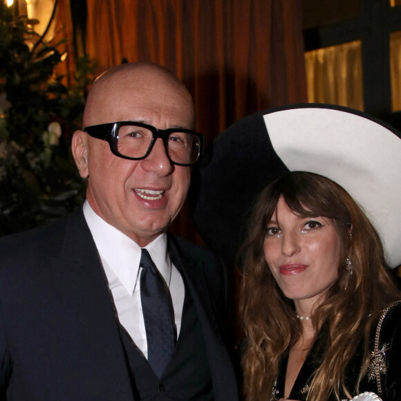 Marco Bizzarri (PDG de Gucci) et Lou Doillon - Dîner privé pour célébrer la Collection Haute Joaillerie de Gucci à l'Hôtel Ritz dans le cadre de la Fashion Week de Paris, France, le 24 Janvier 2023. © Bertrand Rindoff / Bestimage 