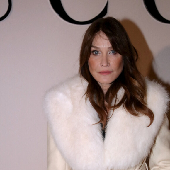 Carla Bruni - Sarkozy - Dîner privé pour célébrer la Collection Haute Joaillerie de Gucci à l'Hôtel Ritz dans le cadre de la Fashion Week de Paris, France, le 24 Janvier 2023. © Bertrand Rindoff / Bestimage 