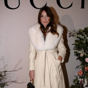 Carla Bruni - Sarkozy - Dîner privé pour célébrer la Collection Haute Joaillerie de Gucci à l'Hôtel Ritz dans le cadre de la Fashion Week de Paris, France, le 24 Janvier 2023. © Bertrand Rindoff / Bestimage 