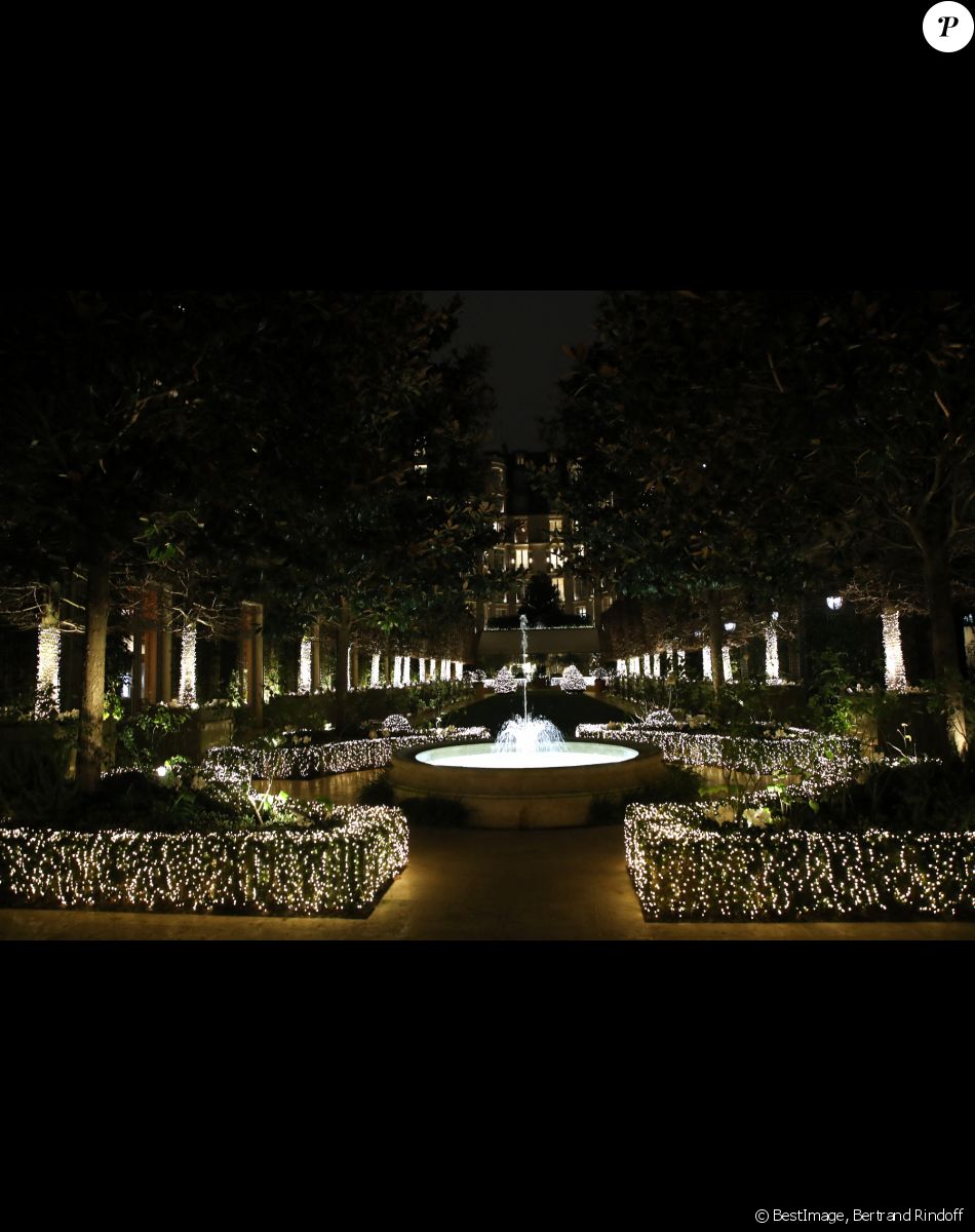 Les jardins du Ritz - Dîner privé pour célébrer la Collection Haute Joaillerie de Gucci à l'Hôtel Ritz dans le cadre de la Fashion Week de Paris, France, le 24 Janvier 2023. © Bertrand Rindoff / Bestimage
