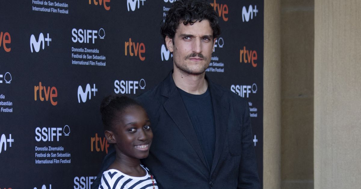 Louis Garrel et sa fille Oumy Céline Première du film La croisade lors du ème Festival