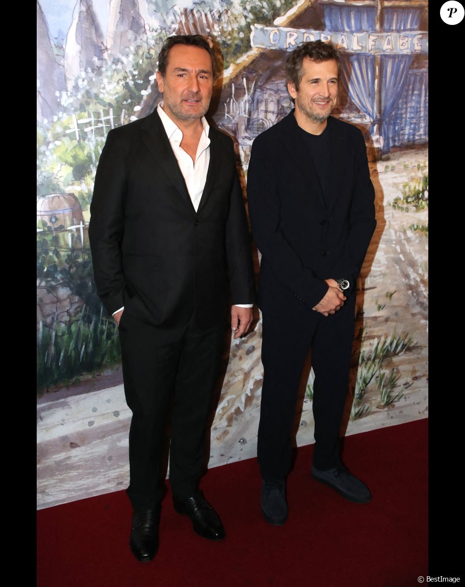 Exclusif - Prix Spécial - Gilles Lellouche et Guillaume Canet - Première du film Astérix et Obélix "L'Empire du Milieu" au cinéma Le Grand Rex à Paris le 15 janvier 2023. © Bertrand Rindoff / Bestimage Exclusive - For Germany call for price - Premiere of the film Asterix and Obelix "The Middle Empire" at the Le Grand Rex cinema in Paris on January 15, 2023. No Web - Belgique et Suisse