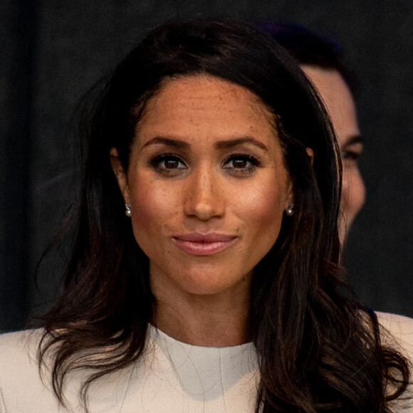 Meghan Markle, duchesse de Sussex, effectue son premier déplacement officiel avec la reine d'Angleterre, lors de la visite du Catalyst Museum à Widnes. 