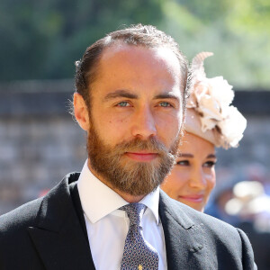 James Middleton - Les invités arrivent à la chapelle St. George pour le mariage du prince Harry et de Meghan Markle au château de Windsor, Royaume Uni, le 19 mai 2018. 
