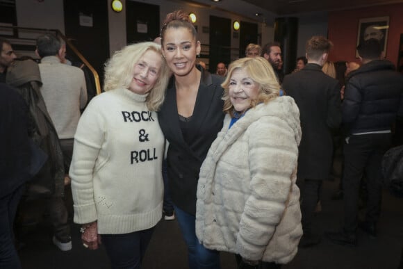 Exclusif - Brigitte Fossey, Chimène Badi, Nicoletta - Concert de Chimène Badi "Chante Piaf" à l'Olympia à Paris. Le 22 janvier 2023. © Jack Tribeca / Bestimage