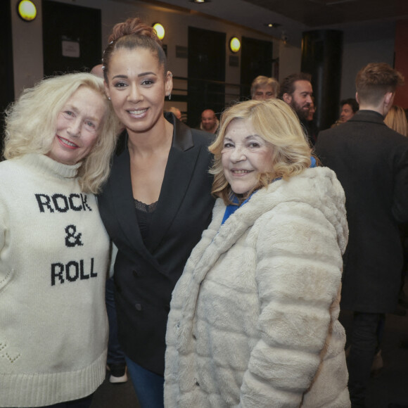 Exclusif - Brigitte Fossey, Chimène Badi, Nicoletta - Concert de Chimène Badi "Chante Piaf" à l'Olympia à Paris. Le 22 janvier 2023. © Jack Tribeca / Bestimage