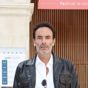 Exclusif - Anthony Delon représentait son père lors de la projection du film "Monsieur Klein" du réalisateur J. Losey lors du 50ème Festival La Rochelle Cinéma à La Coursive à La Rochelle le 3 juillet 2022. © Jean-Marc Lhomer/Bestimage 