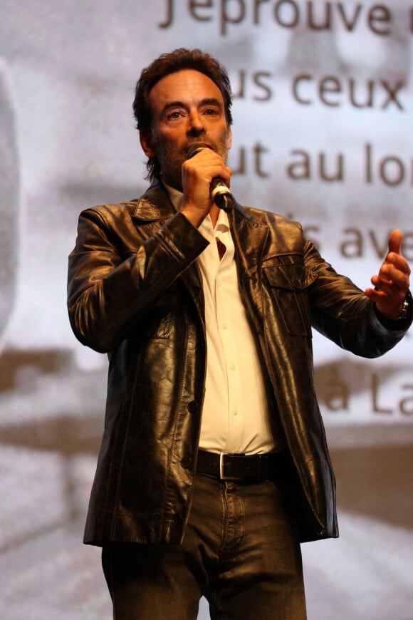 Exclusif - Anthony Delon représentait son père lors de la projection du film "Monsieur Klein" du réalisateur J. Losey lors du 50ème Festival La Rochelle Cinéma à La Coursive à La Rochelle le 3 juillet 2022.  © Jean-Marc Lhomer/Bestimage 