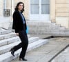 Rima Abdul Malak, ministre de la Culture à la sortie du Conseil des ministres, au palais de l'Elysée, Paris, le 1er février 2023 © Stéphane Lemouton / Bestimage